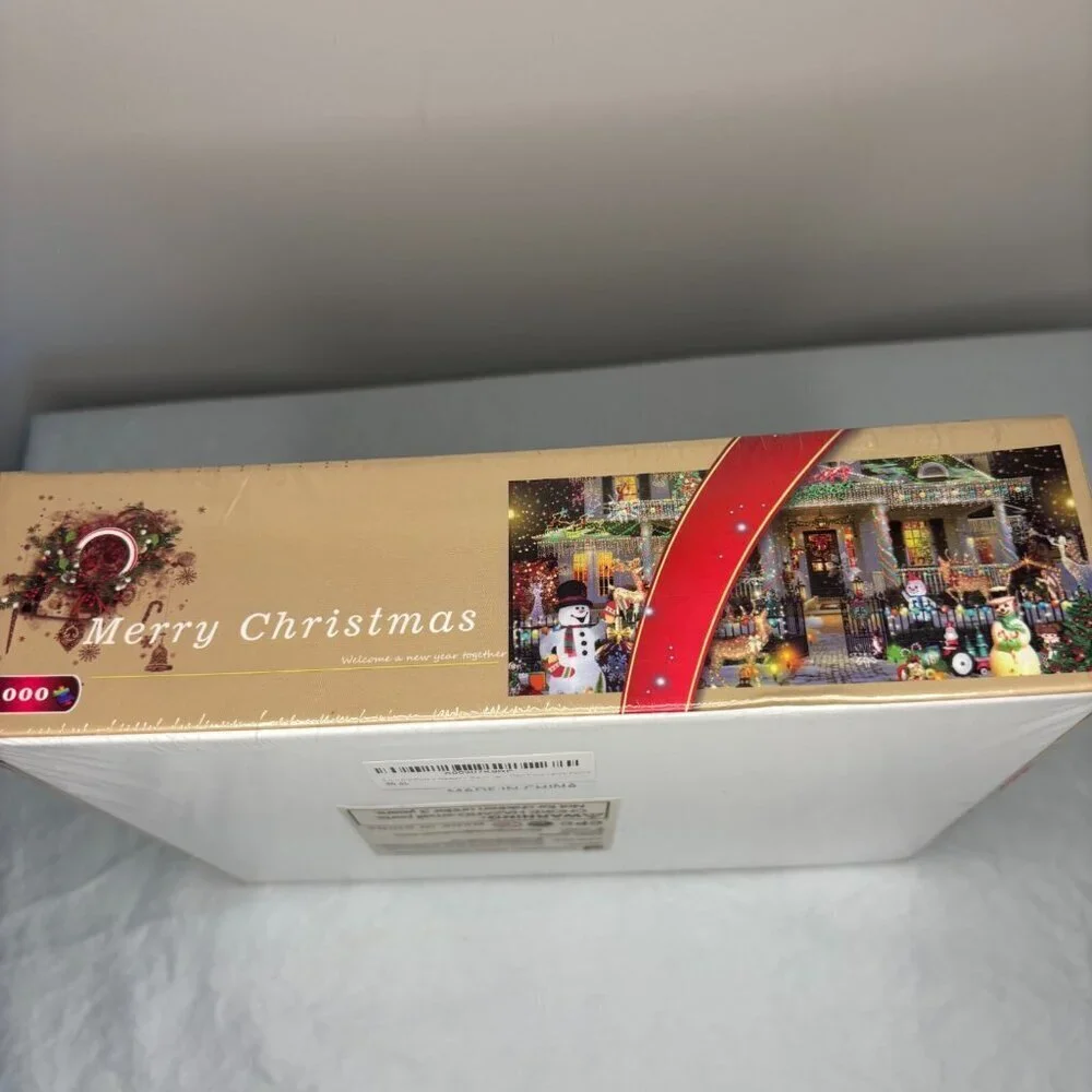 AMALFI New Sealed 1000 Piece Merry Christmas Puzzle